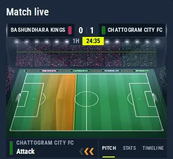 Pitch tracker on the second live brand